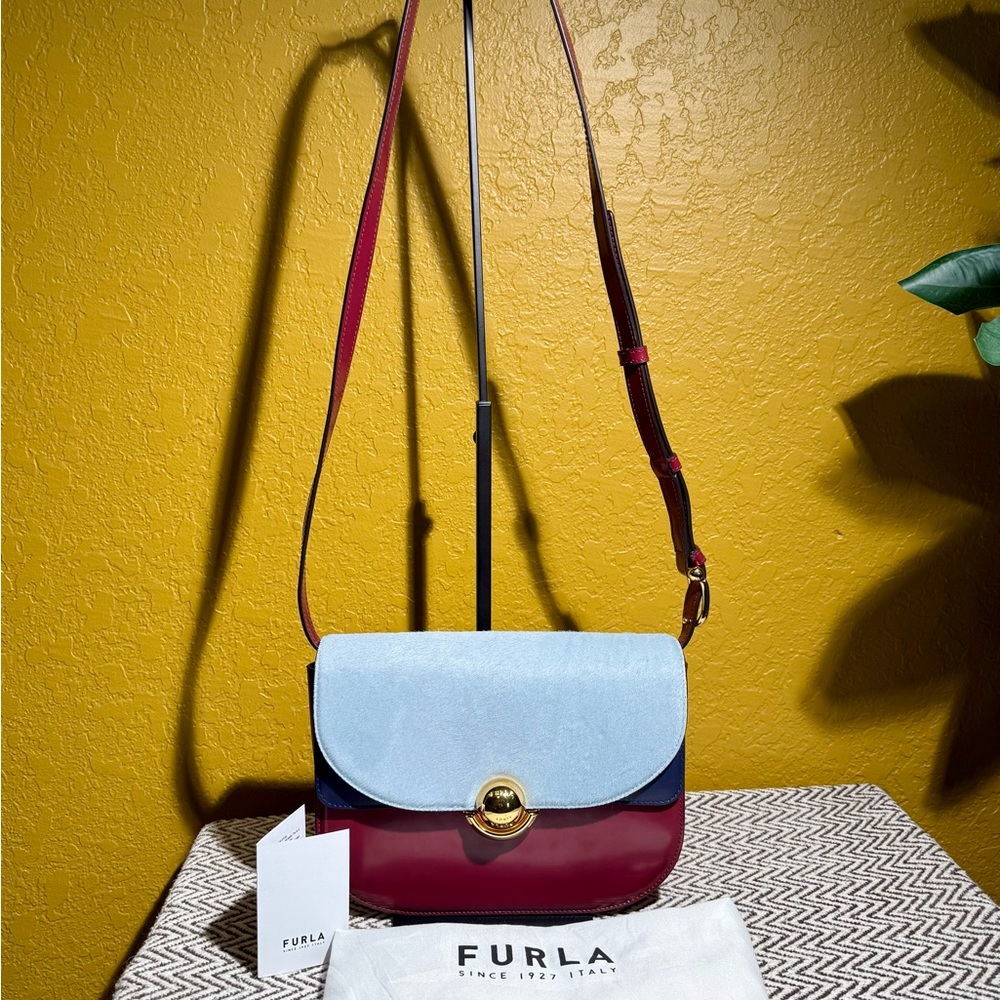 Furla Sfera Capsule Milano Crossbody SS24 Runway Calf Hair - Picture 12 of 12